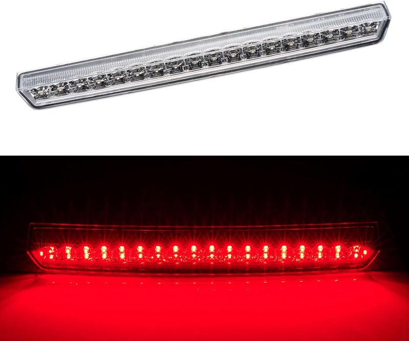 Cxdar Third 3rd Brake Light LED for 2015-2020 Chevy Tahoe/Suburban, High Mount Rear Brake Lights Assembly for 2016-2019 Suburban 3500HD, Waterproof Center Cab Lamp Stop Light (Chrome) - Image 1